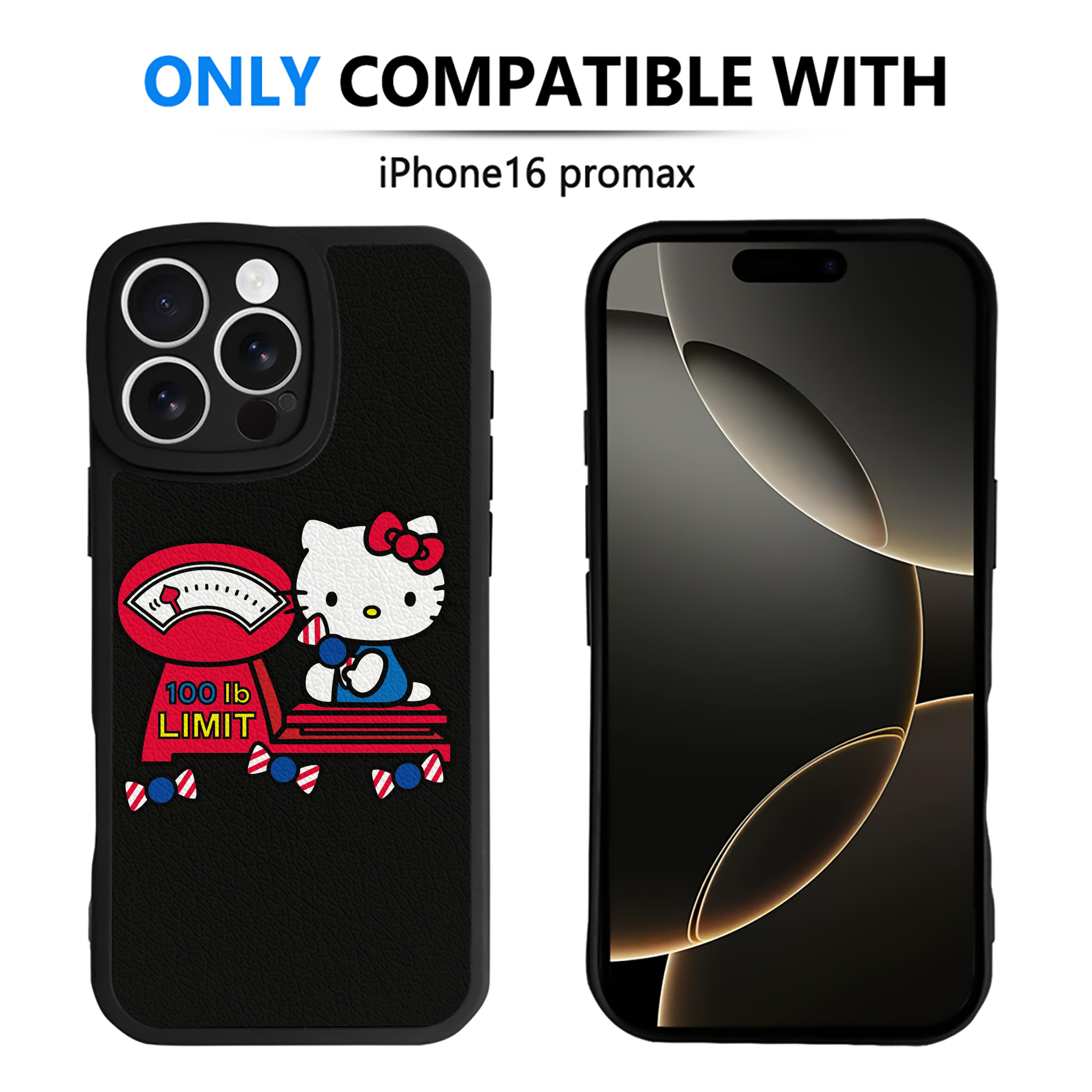 （画像用） Hello Kitty ハローキティ 【iPhone 16シリーズ対応】シリコンスマホケース（レザー調） 材質：シリコン